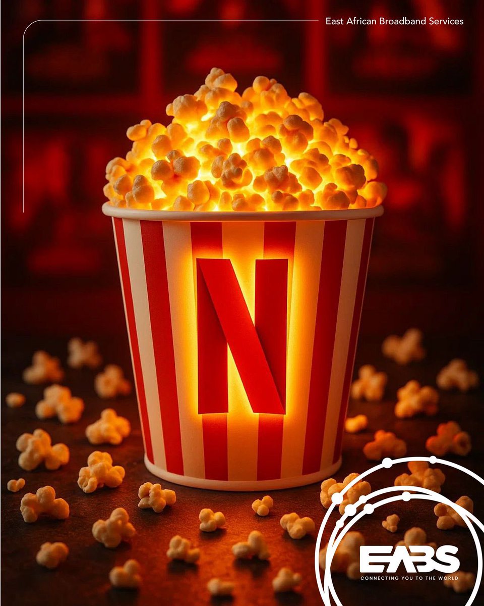 EABS_Internet's tweet photo. Lights dim. Popcorn hot. Netflix on.  

That’s all the plan we need for tonight.  
With EABS, just press play.

📍 Ntinda Complex, Block A Level 2.
☎️ Contact us on 0705355443 / 0393216362

#movienight #popcornandchill #netflix #eabs #trending https://t.co/MucxwJgsNo