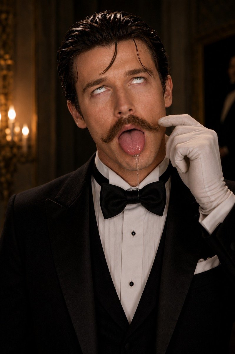 the_alexsimmons's tweet photo. "What the fuck have you done to me?!"

The jock Patrick thought he could get away from me. Until one SNAP and he was trapped in a suit. He thought he could resist until his Butler Mustache started growing. And the bigger it grew, the more it drained his mind until he was a butler https://t.co/C5ScPx80Yu