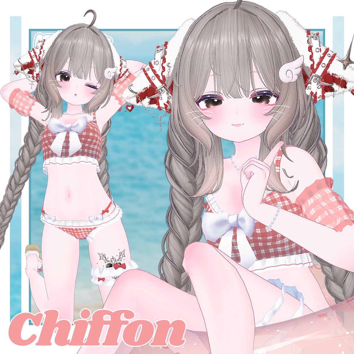 vrc3_3's tweet photo. 📢新作衣装『🎀あわいろマリン🎀』販売開始🎉
https://t.co/vmIZgXY3IS

🎁プレゼント企画🎁
フォロー＆このポストをRPで３名様にフルパックをプレゼント✨️
〆切：6/29 18:00まで

また販売記念セールも同日まで実施中🙌️
フルパック￥2800 → ￥2000✨
単体￥1300 → ￥990✨

#ほみせて https://t.co/71GUfgpvi4