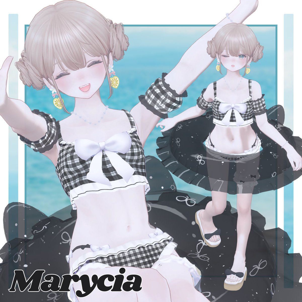 vrc3_3's tweet photo. 📢新作衣装『🎀あわいろマリン🎀』販売開始🎉
https://t.co/vmIZgXY3IS

🎁プレゼント企画🎁
フォロー＆このポストをRPで３名様にフルパックをプレゼント✨️
〆切：6/29 18:00まで

また販売記念セールも同日まで実施中🙌️
フルパック￥2800 → ￥2000✨
単体￥1300 → ￥990✨

#ほみせて https://t.co/71GUfgpvi4