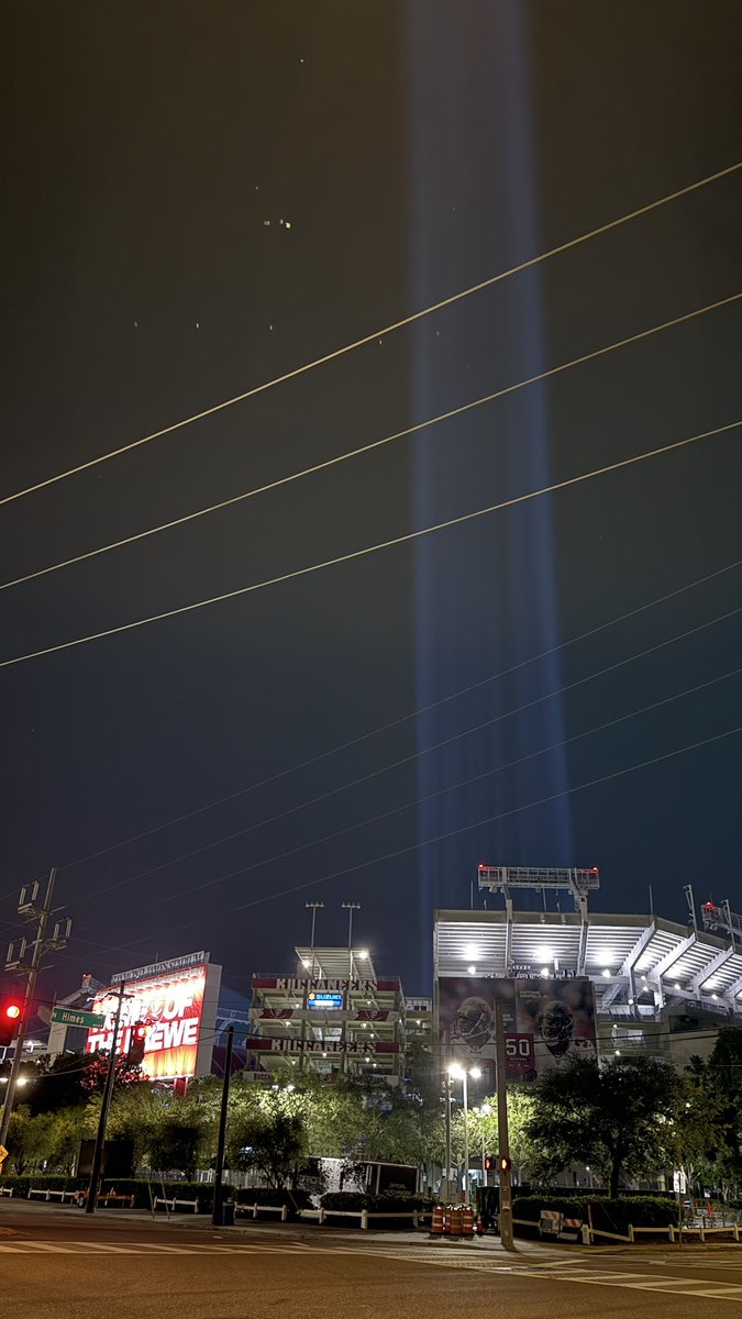 FOX13Omar's tweet photo. SPOTTED: Light check at Raymond James stadium ahead of @kanyewest’s show tonight @FOX13News https://t.co/cvNtcQoLrt
