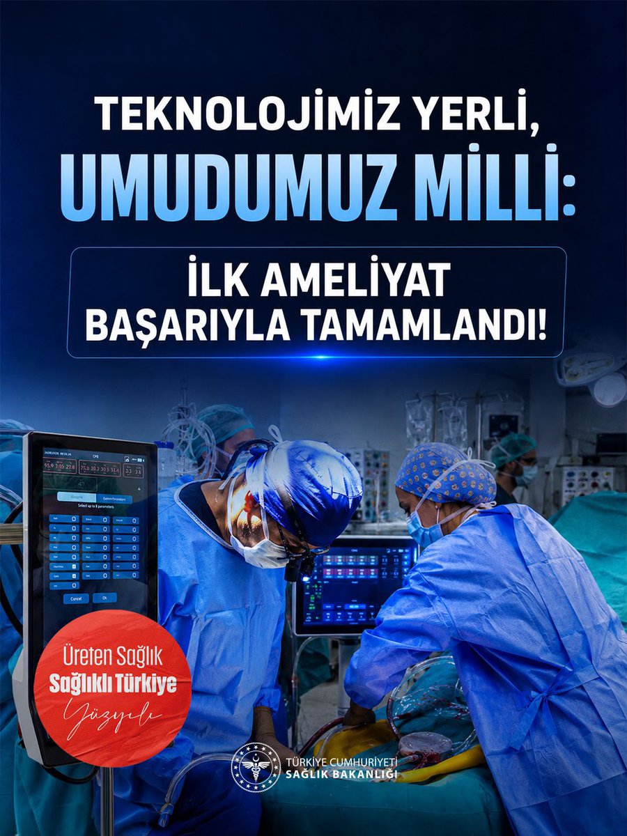cesmedh's tweet photo. #üretensağlık 
Sağlık Bakanlığı ile ASELSAN iş birliğinde, tamamen yerli ve millî imkânlarla geliştirilen kalp-akciğer makinesi ilk ameliyatını başarıyla tamamladı. https://t.co/tHqNefVec6