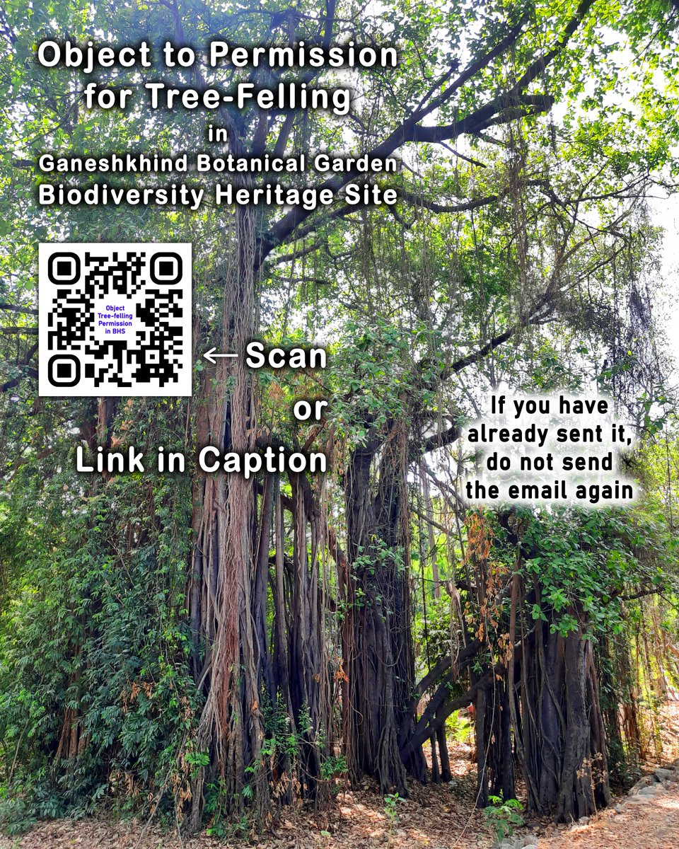 gtitli's tweet photo. 🚨 Save BHS 🌳🪚❗
📣 Object to Permission for Tree-felling in GK BHS
✉️ Send Email : https://t.co/Fkk6HOhsw3 ...Please go through the page before sending email.
⚠️ If you have already objected, please do not send it again.
⏰ Object till 19 Aug 2026
Please Share and Spread... 🙏🏽 https://t.co/fMYv7xxmYg