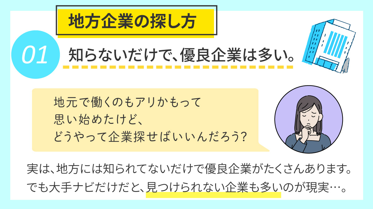 Local_syukatsu's tweet photo. 地方企業って、実は知られてないだけでかなりたくさんある👀
大手ばかり見てると気づかないけど、
働きやすさややりがいの面で「自分に合う会社」が見つかるかも✨
探すなら👉 LO活HP💻
https://t.co/rZ0ApOMb9p

地域ごとに企業紹介サイトを見れるから、選択肢が一気に広がるよ◎
地元就活、ちょっとアリかもって思ったら一度のぞいてみて👀
保存＆フォローで見返せるようにしてくださいね📌