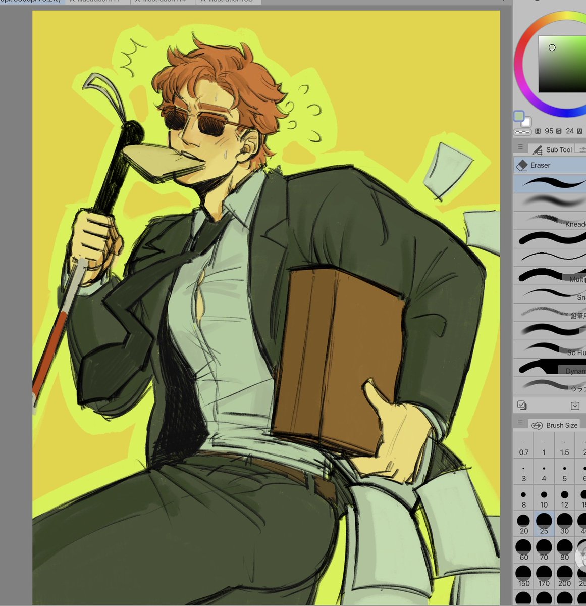 spinobeetle's tweet photo. OKAY DAMN IM COLORING HIS ASS https://t.co/Mxm4Jroso7