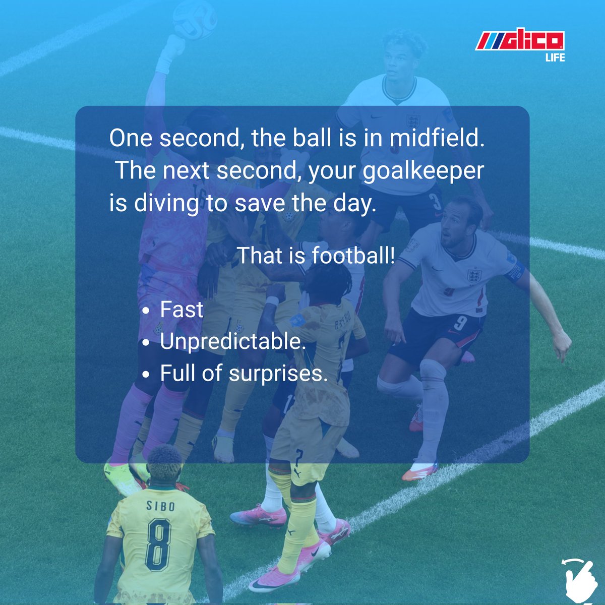 GLICOLife's tweet photo. The World Cup reminds us of one important lesson: Always be prepared.

When life throws the unexpected, be prepared.

Call our Hotline 0302218500

#GLICOLife #Lifeinsurance #WorldCup2026 #BePrepared https://t.co/Wzx0oYZgHC