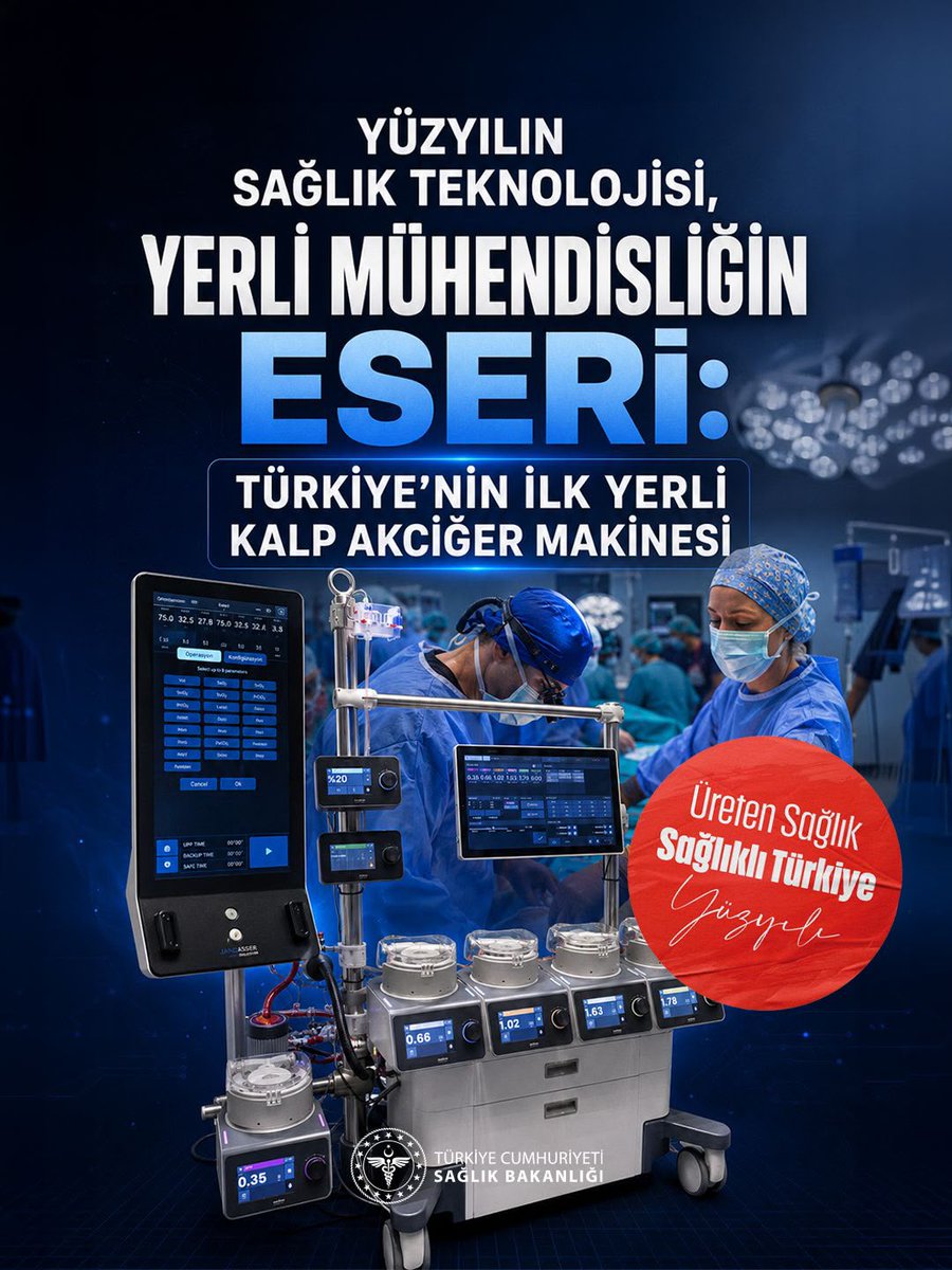 bingolsaglik's tweet photo. Cumhurbaşkanımız @RTErdogan'ın ortaya koyduğu Türkiye Yüzyılı vizyonu doğrultusunda, sağlıkta yerli üretim ve yüksek teknolojiyle geleceği inşa ediyor; üreten Türkiye'yi sağlık alanında daha da ileri taşıyoruz.

#ÜretenSağlık https://t.co/c7aJRwsr73