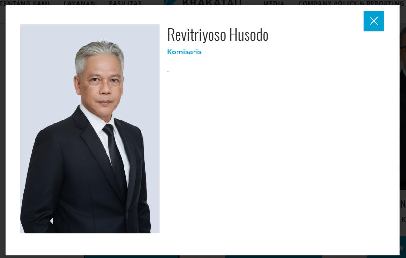 GerraldKevin's tweet photo. Waw sekelas Komisaris Krakatau Steel sama sekali ga nyantumin latar belakang pendidikan atau profil apapun

nyari di linkedin juga ga ada kayaknya🫣 https://t.co/370z3OnqYX