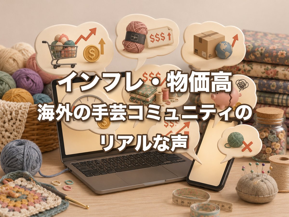 JumbleShopOne's tweet photo. 世界的な物価高。手芸好きな皆さんも、お店もメーカーもみんな頭を悩ませています。

ブログ「物価高 - 海外の手芸コミュニティのリアルな声」https://t.co/upJfeHGSJ7 https://t.co/XwBuZuFjEc