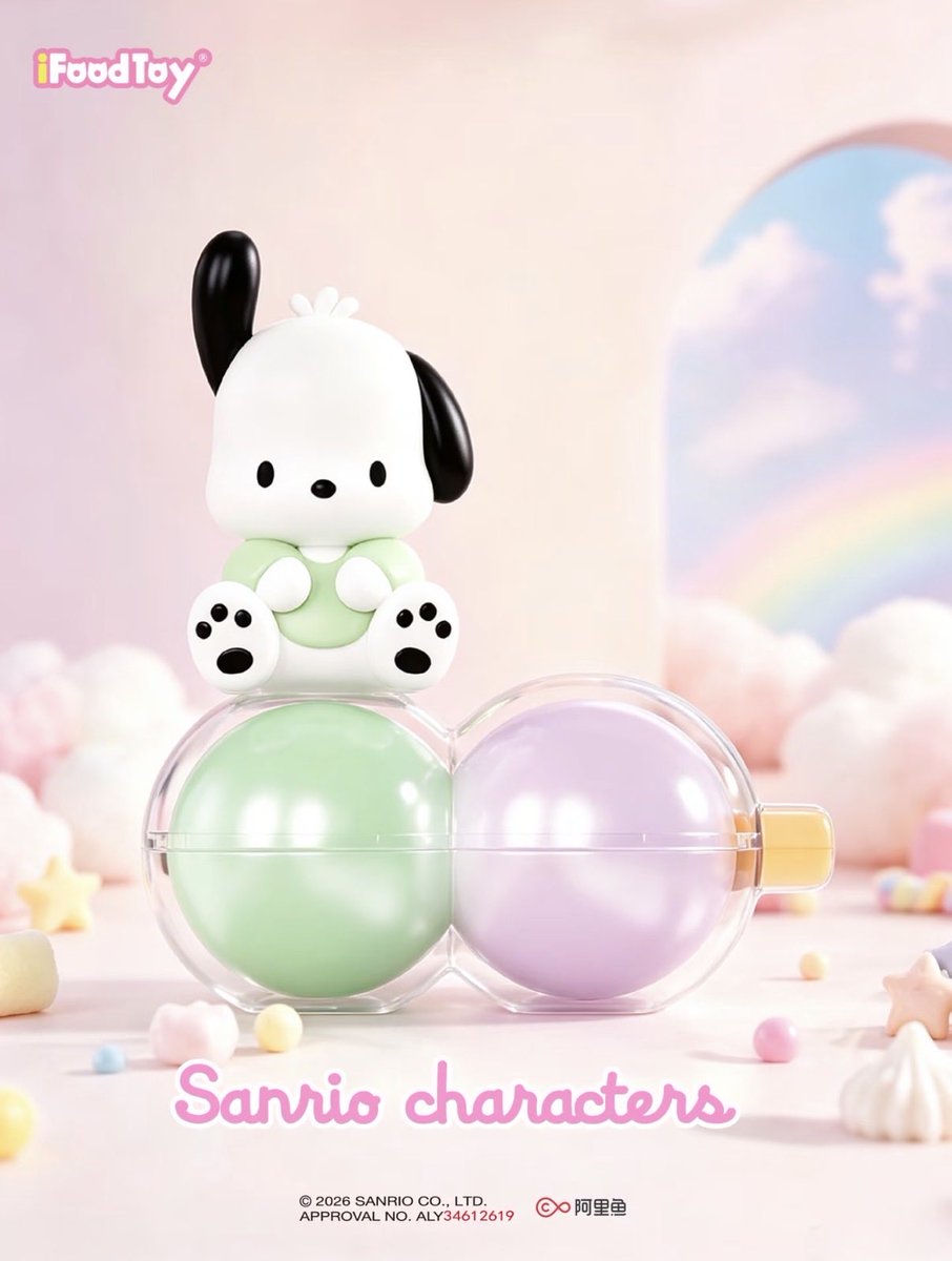 海外サンリオ新作📢／ iFoodToyから「サンリオ 2色キャンディカプセル