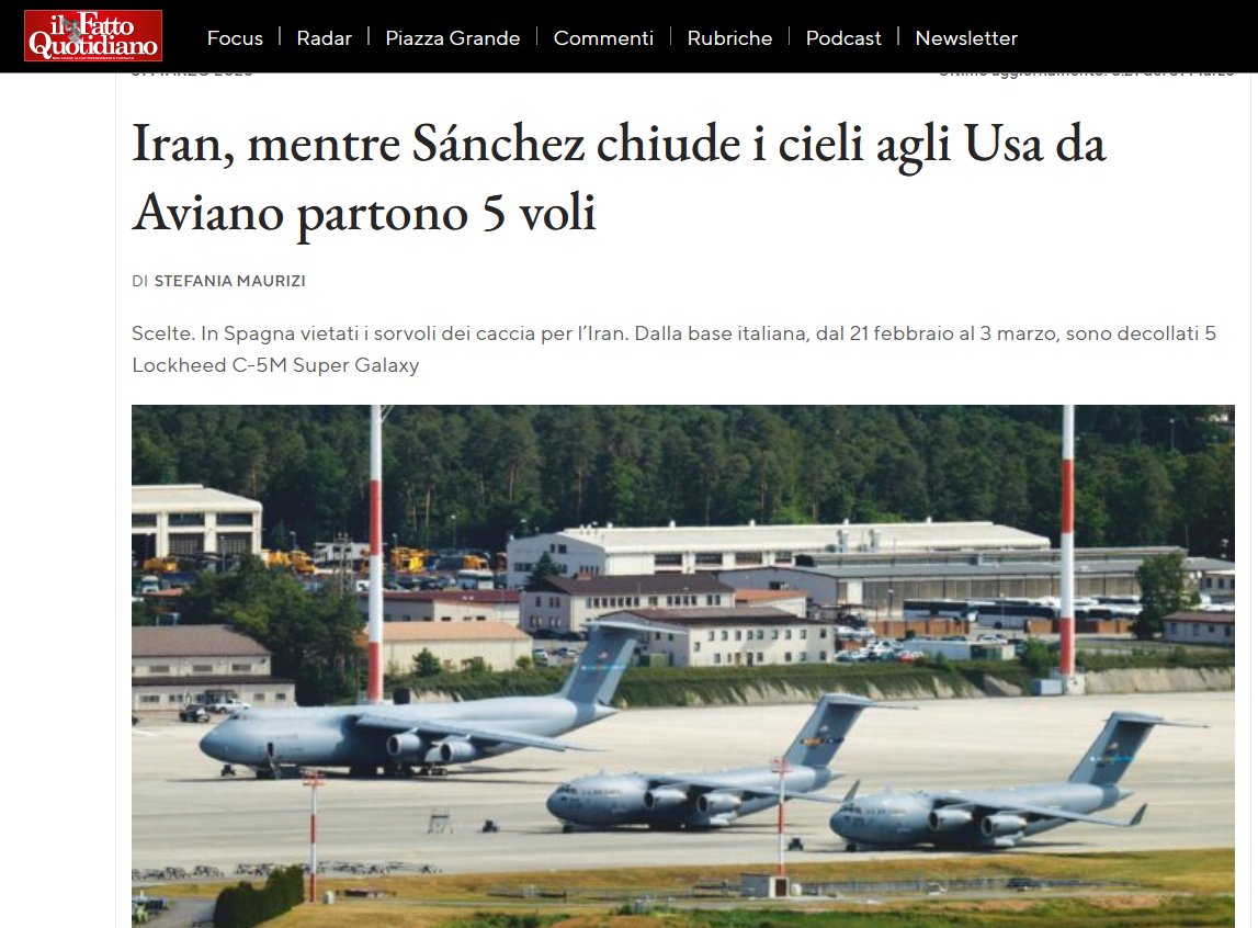 SMaurizi's tweet photo. This is the most dangerous scandal in the #ItalianRepublic: 

how politicians &amp; mainstream media are protecting the role of #USMilitaryBases in the #IranWar‌ 

I'll do what I've done for #JA &amp; #WikiLeaks,paying whatever price is necessary.I've already received clear signals https://t.co/07WorrVcWY