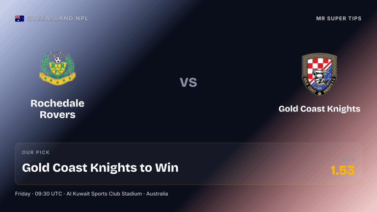 mrsupertips's tweet photo. 💥 Australia Queensland NPL super tip! 💥

✅ Single
⏰ 9:30am UTC
🌍 Australia Queensland NPL
⚽️ Rochedale Rovers vs Gold Coast Knights ⚽️
🔮 Gold Coast Knights to win
💰 Bet £10, win £15

Easy money! 🤑

Riding with us today? 🚀

#SuperTip #BettingTips #Football #Winner https://t.co/vdIEuj6t6U