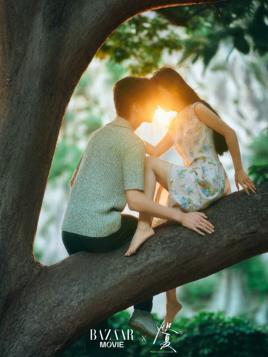 LoveLilac03's tweet photo. If people ask me about the best C-drama couple photoshoot of all time, I will show them these ones from #reborn and #neverendingsummer https://t.co/qGfC18kLY7