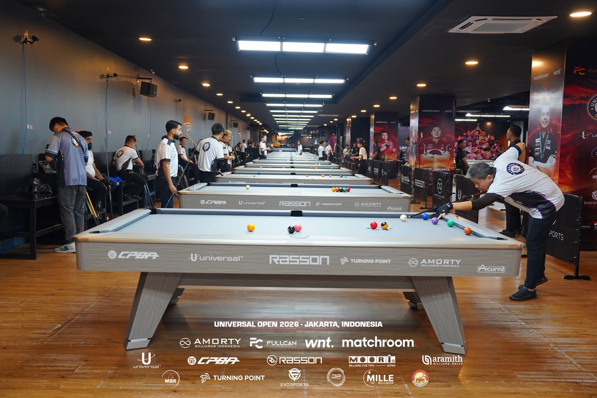 ワールドナインボールツアー、敗者側の戦いが進行中 Universal Open