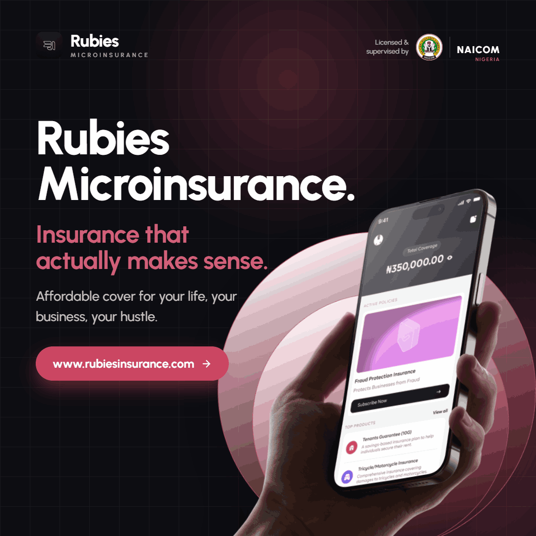 RubiesInsurance's tweet photo. Let's be honest, most people think insurance is complicated.
We're changing that.
Whether you're protecting your business, your home, your travels, or your everyday hustle, Rubies Insurance makes it simple, affordable, and easy to access.

#RubiesInsurance #Insurance #Nigeria https://t.co/nRYofTG31F