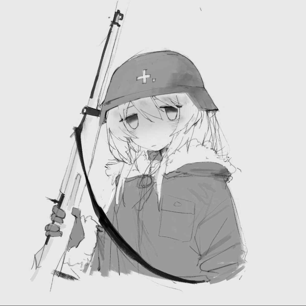 _wnh_a's tweet photo. 過去絵　#少女終末旅行 #GirlsLastTour https://t.co/DAj3d3ITOS