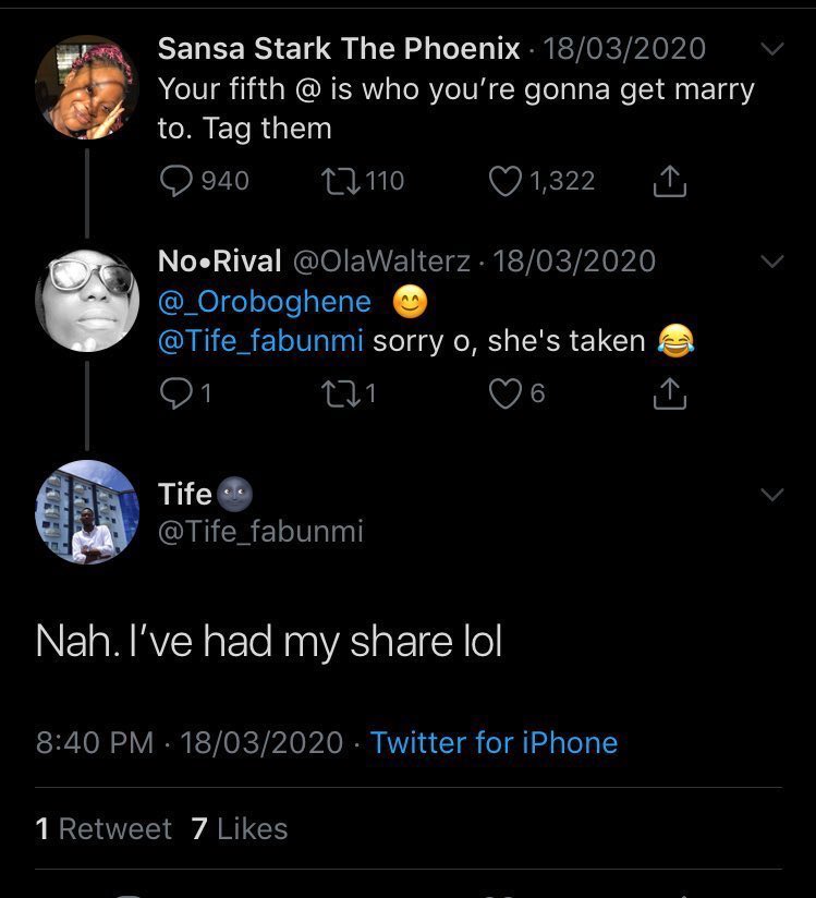 kingolud4th's tweet photo. Tife and Sansa and the tweet that made Peruzzi tear pamilerin slap ! #2019twitter https://t.co/kQc0A4Tx6l