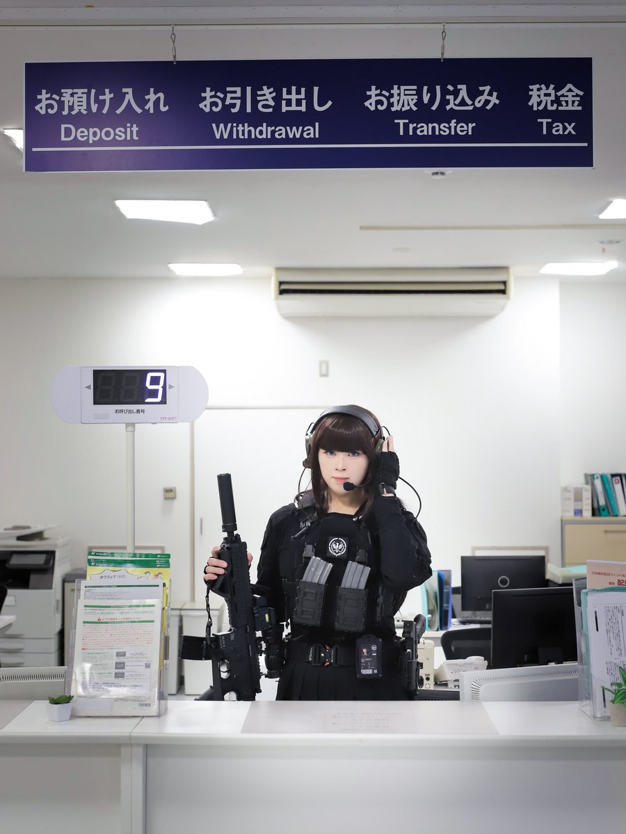 azuazu_oc's tweet photo. "T-minus 10 to operation"

- 樟葉詩織 Shiori Kuzuha -
　=SCIAF STU. AGENT=

📸: @meteo_san 

#武装JK https://t.co/wpAf0K7CGw