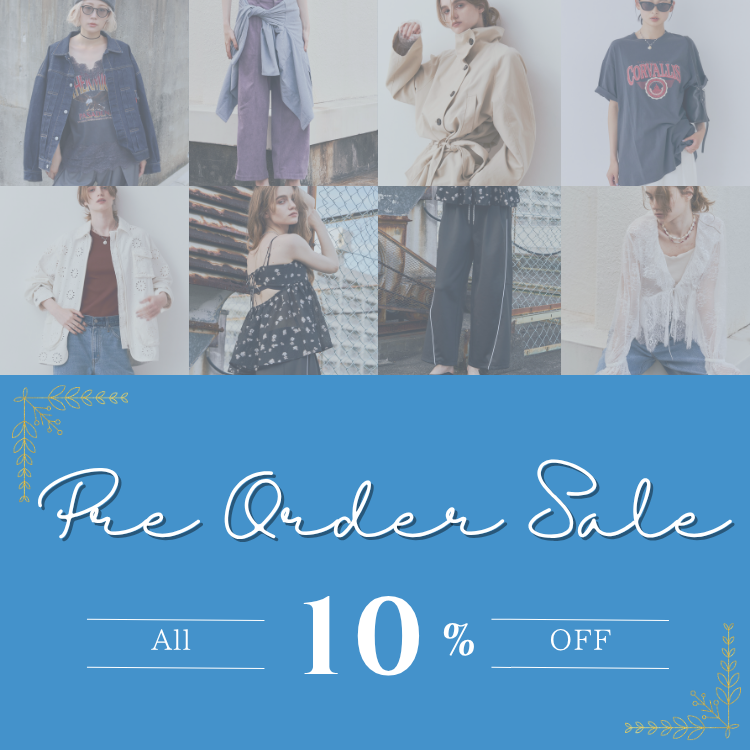 Ungrid_'s tweet photo. 【週末限定 Pre Order Sale】

予約アイテムがZOZOTOWNで土日限定10%OFFに✨️

https://t.co/rG5XhLKeBh https://t.co/VVdziihvvk