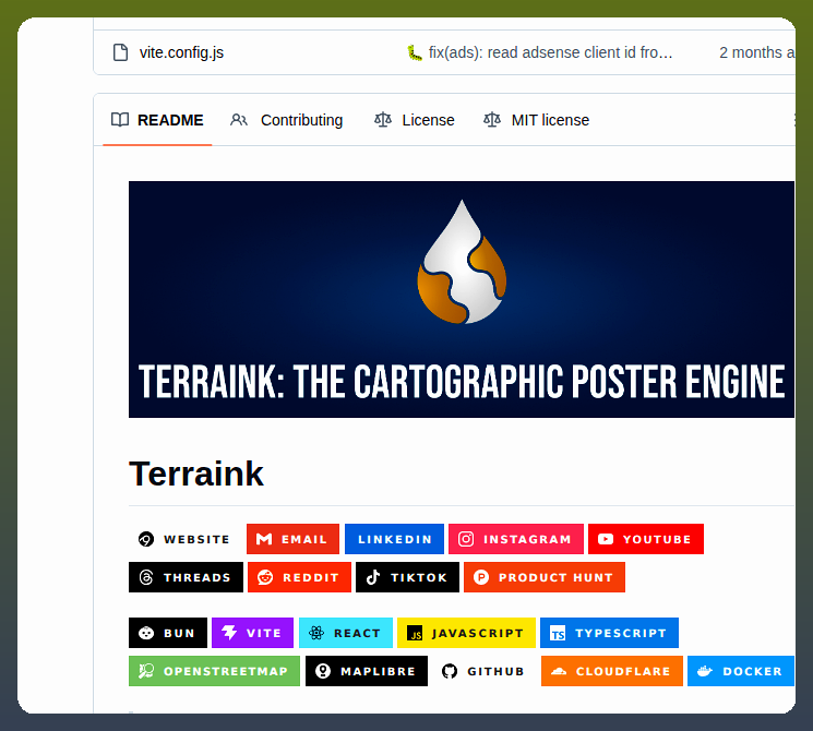 tom_doerr's tweet photo. Terraink generates high-resolution map posters from OpenStreetMap data

https://t.co/UDWXQ1oAq9 https://t.co/Mmxu3rnwl0