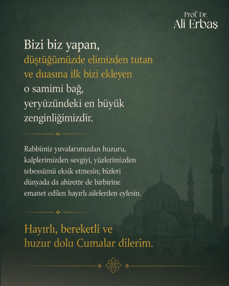 DIBAliErbas's tweet photo. Hayırlı Cumalar https://t.co/B85kGulYph
