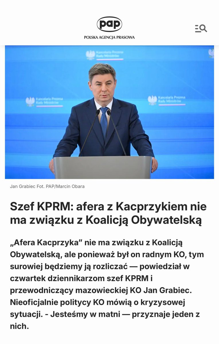 MrJohnBingham's tweet photo. "Proszę, proszę panie doktorze", czyli @JanGrabiec i afera, która "nie ma związku z @Obywatelska_KO". https://t.co/BXDHYekarc