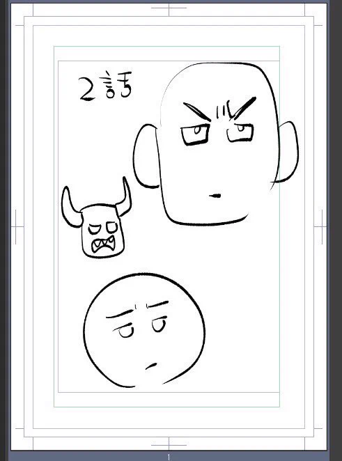 【もうすぐ2話】
1週間後の7/3発売のジャンプSQに彼岸の螢第2話載ってます。
これは2話の扉絵のラフと2話の作業工程 
2話はセンタカラーです!どんなイラストになっているかお楽しみに🍨 