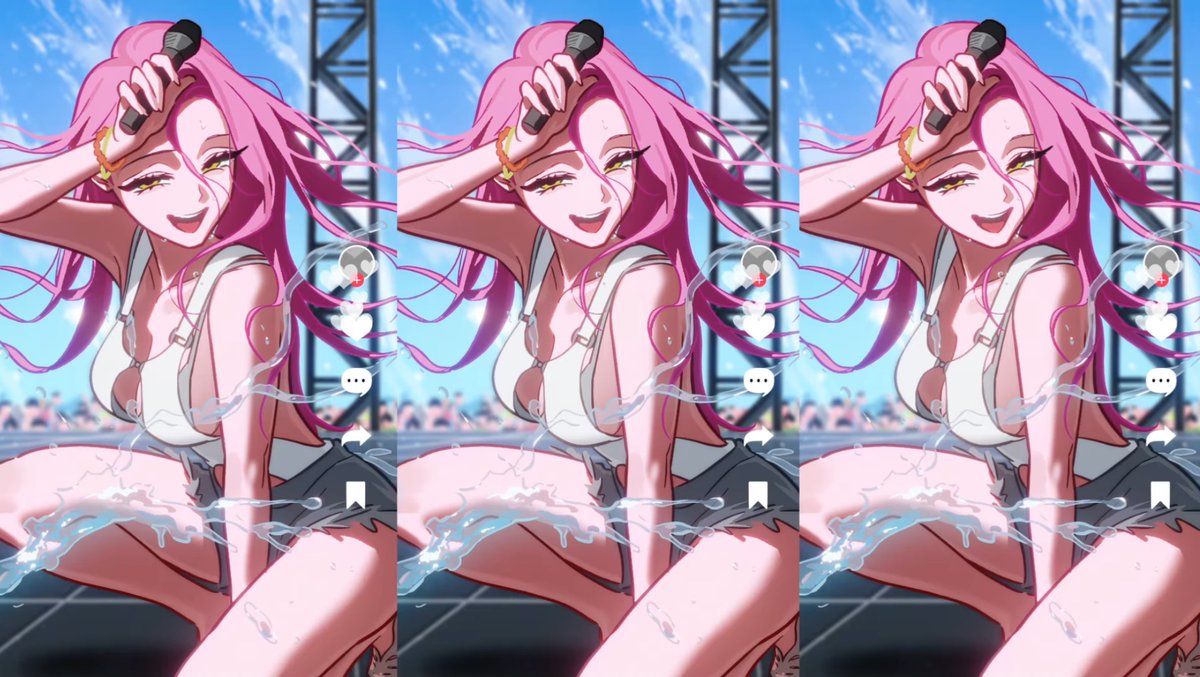 spideydekuu's tweet photo. ALNST's idol industry criticism is even louder now, they even referenced the waterbomb festival where female idols always end up getting objectified https://t.co/q8qaV5RNJr