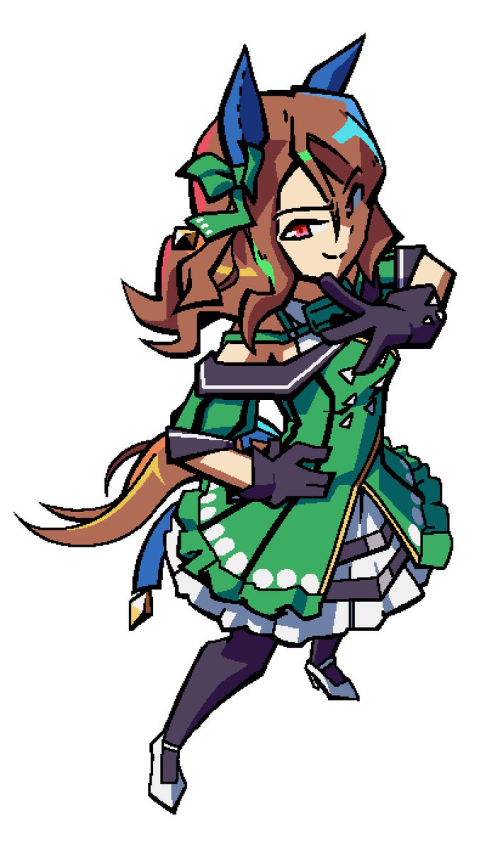 SirHoopsalotArt's tweet photo. i drew king halo for a lil uma collab!
#umamusume https://t.co/mPD63GA92R