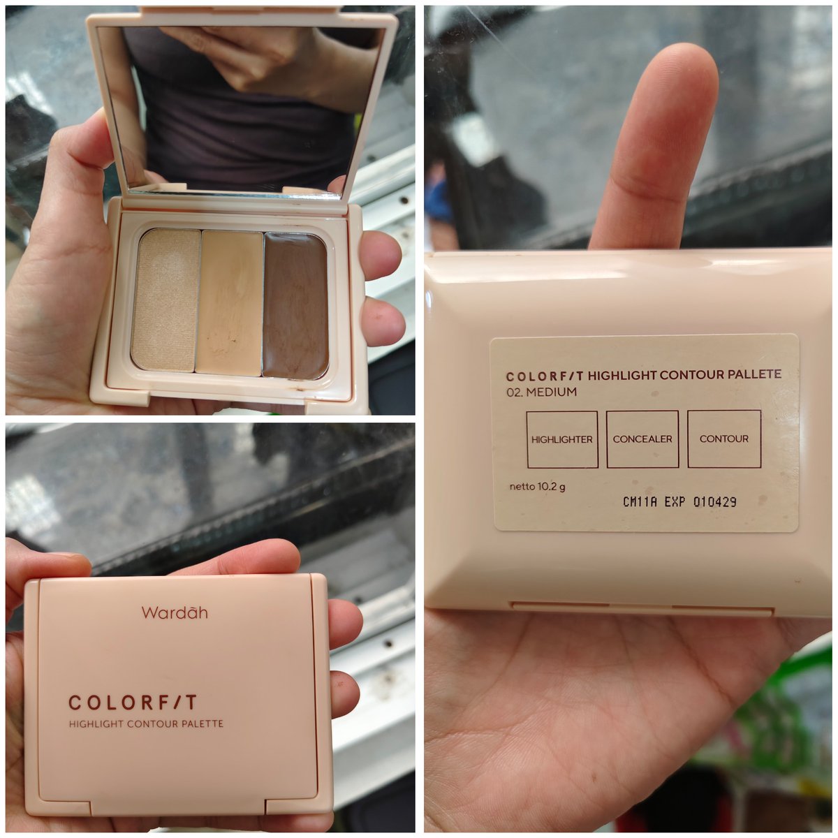 matthiasview's tweet photo. WTS
Yuk ah baru beli 2-3 bulan lalu expired masih lamaaaa banget, ternyata nggak cocok sama undertone wajah akuu. Paling baru dipakai 4-5x aja, murah aja deh daripada nggak kepake. Yuk langsung oren yaaa😘

Blush on : https://t.co/1ZLkNdS64Q

Contour : 
https://t.co/eOqXMrgqZp https://t.co/H3KtdQXbAn
