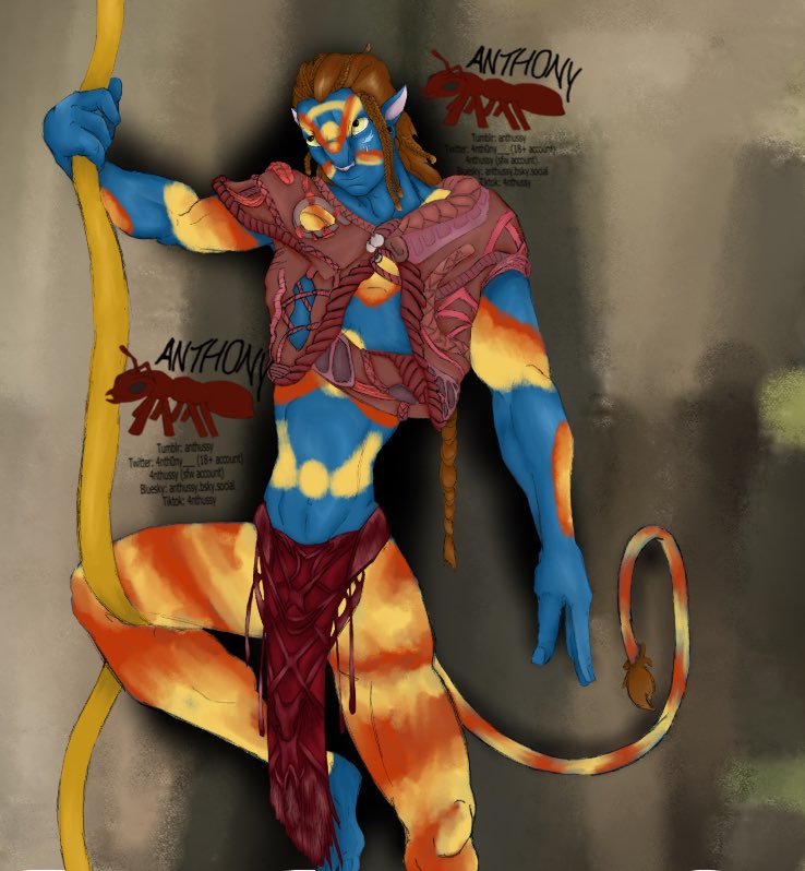 4nthussy's tweet photo. I was given permission to draw @ 💿jammy💿 on tiktok, oc.
#avatar #avatarwayofwater #avatarfireandash #fireandash #avatar1 #avataroc #digitalart #oc #avatar2009 #wayofwater #jamescameronavatar #avatarwow #avatarart https://t.co/EpSwd42Whw