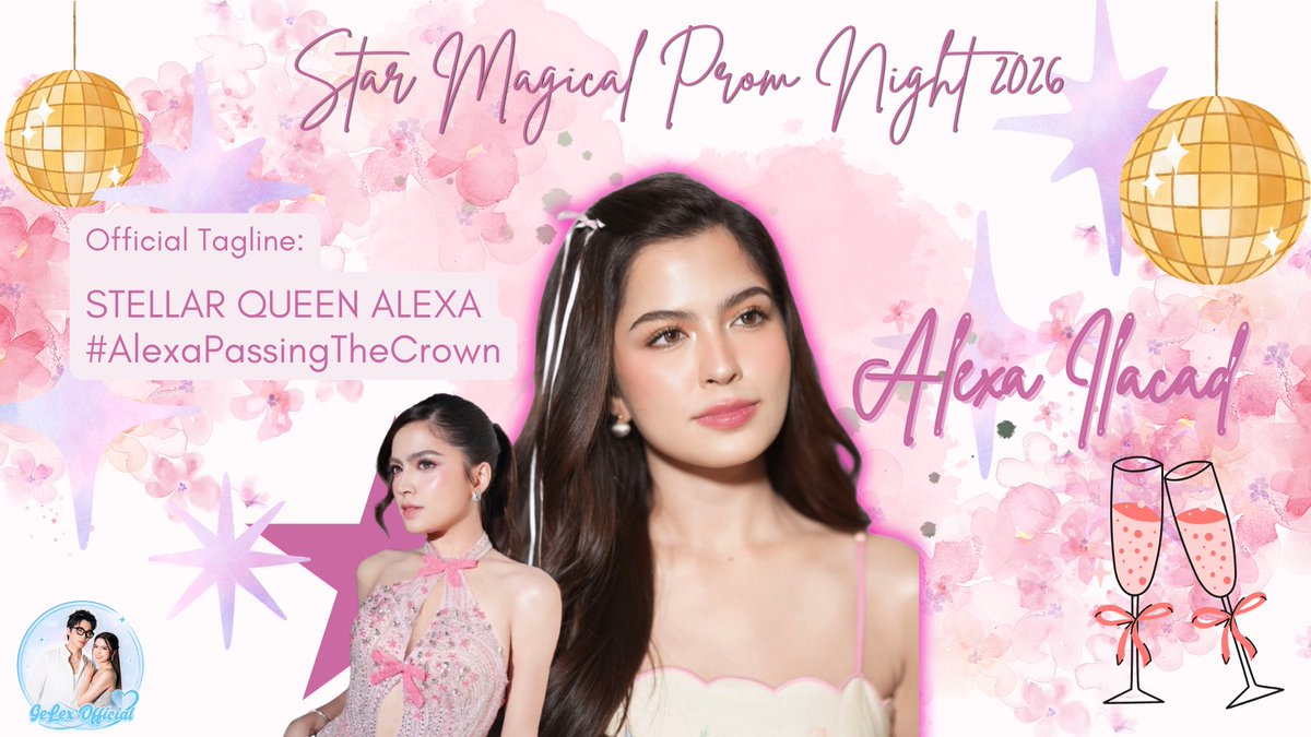 gelex_ofc's tweet photo. 𝐐𝐮𝐞𝐞𝐧 𝐏𝐚𝐬𝐬𝐢𝐧𝐠 𝐭𝐡𝐞 𝐂𝐫𝐨𝐰𝐧 𝐓𝐰𝐢𝐭𝐭𝐞𝐫 𝐏𝐚𝐫𝐭𝐲!

GeLexers, let’s unite and make it trend today! Let’s give full support to Dollexa’s official tagline! Please drop some photos and videos of Alexa.

Official Tagline:

STELLAR QUEEN ALEXA
#AlexaPassingTheCrown

#StarMagicalProm2026 | #AlexaIlacad @gelexspace