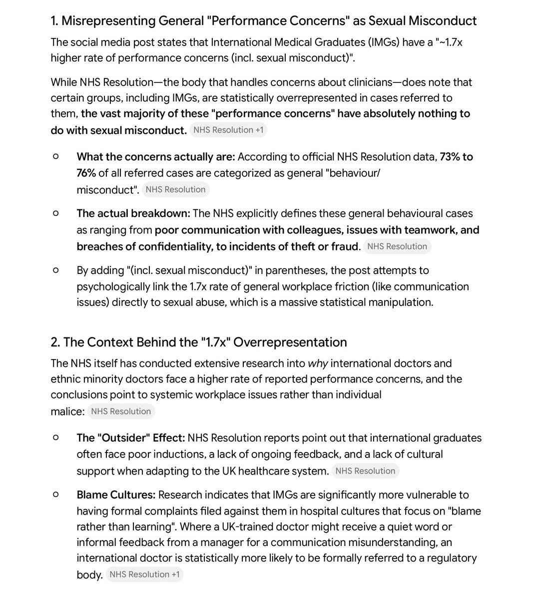 ItsHWC's tweet photo. @0xFFDDEE @leopardot123 @NHSMillion We get it you hate foreigners but it seems you hate facts or context just as much. https://t.co/FA1ipiFGoA