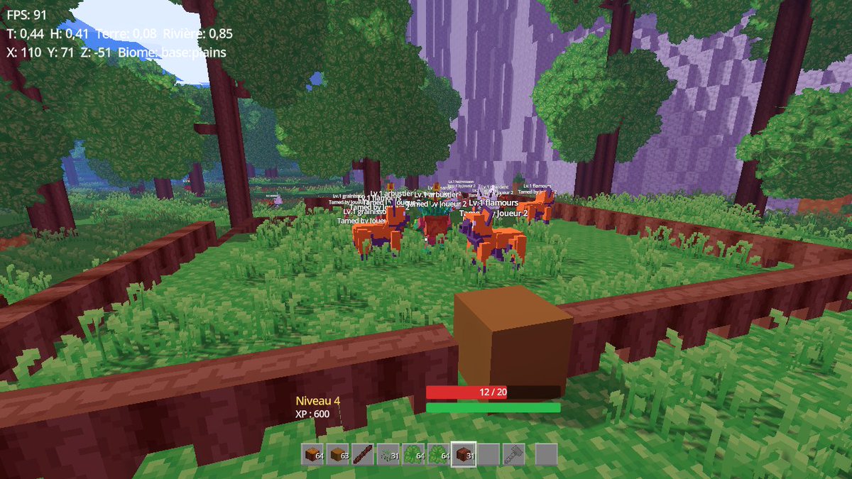 PolymonProject's tweet photo. Who need a Polymon ranch ? 👀
Adding some way to farm ressources that can't be farmed on the world is a good thing I think ! 
#Godot #Voxel #indiegame #MinecraftClone https://t.co/6AF96QTT43
