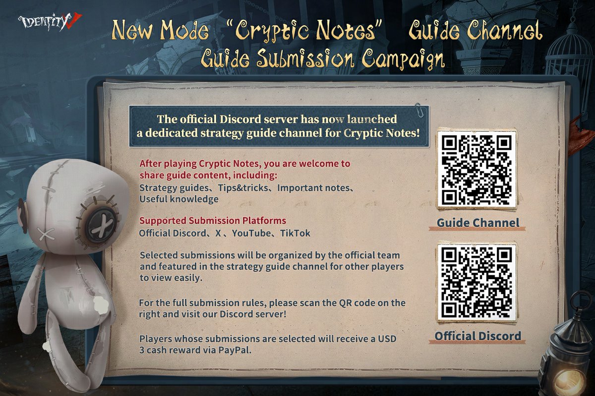 GameIdentityV tweet picture
