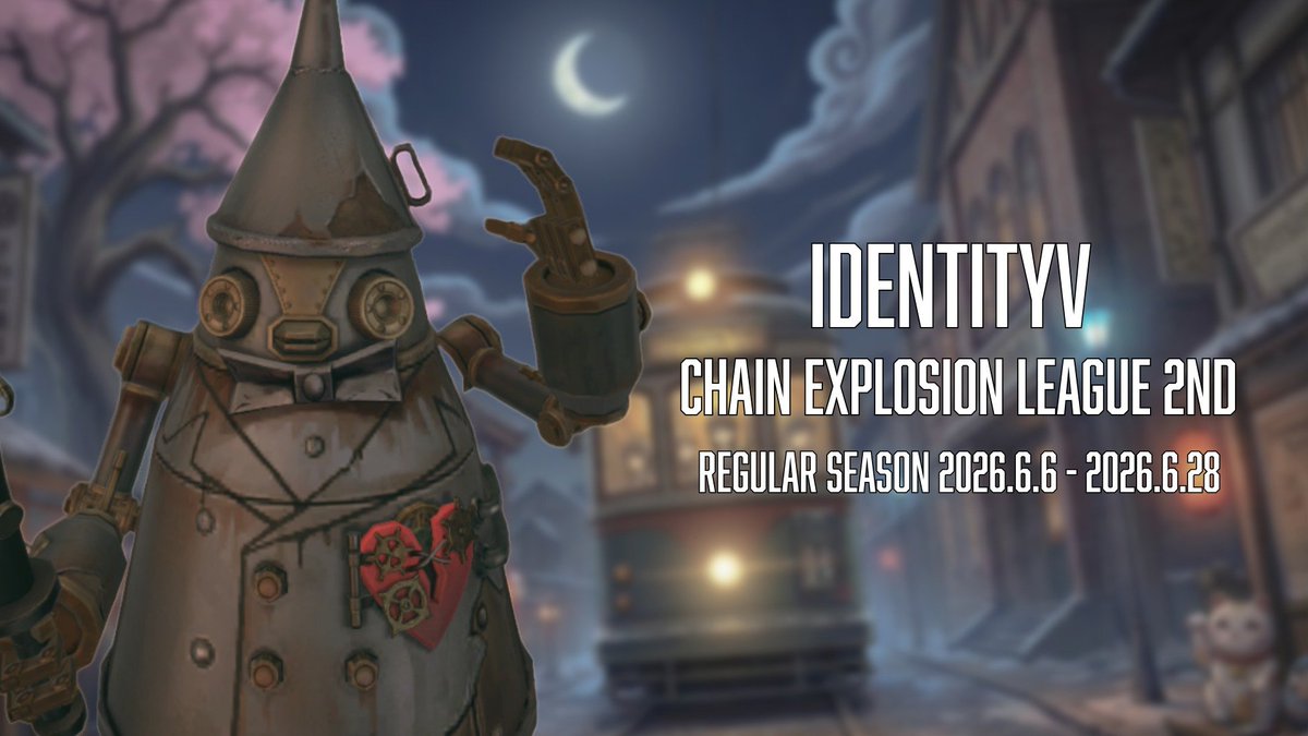 KE_IdentityV's tweet photo. ⚔️ #第五人格ICL🍵 
- REGULAR SEASON WEEK4 -

本日の対戦予定

🗓️６月２６日　２０：００～
⚔️VT vs PGs
📺YouTube
https://t.co/4A0y413gO8

🗓️６月２６日　２２：００～
⚔️PGs vs CFy
📺YouTube
https://t.co/4A0y413gO8

⚔️GIGA vs Xn2
https://t.co/T7k4IeFcHc

 #第五人格 #IdentityV #eスポーツ