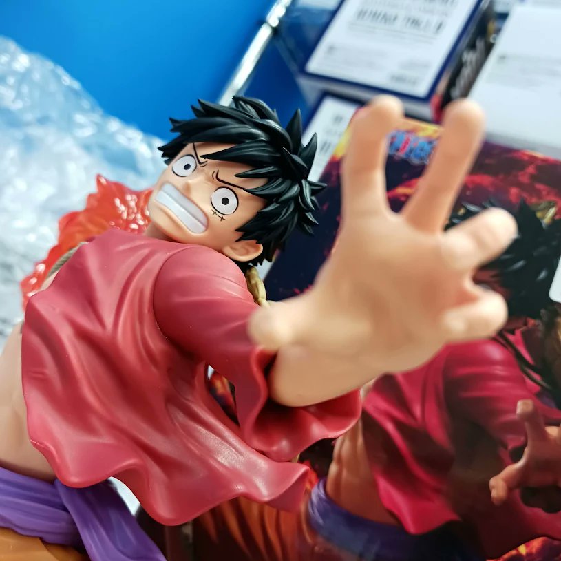 lashin_kurashik's tweet photo. \大迫力の超絶クオリティ!🔥/
『ワンピース』よりルフィの「MAXIMATIC PLUS」
フィギュアがらしんばんアリオ倉敷店に入荷🎵
圧倒的なポージングがたまらない大注目アイテム😭
ぜひお迎えに来てね🛒💨
#ワンピース #ルフィ #MAXIMATICPLUS #フィギュア #らしんばん https://t.co/xM9Clkrh3Q