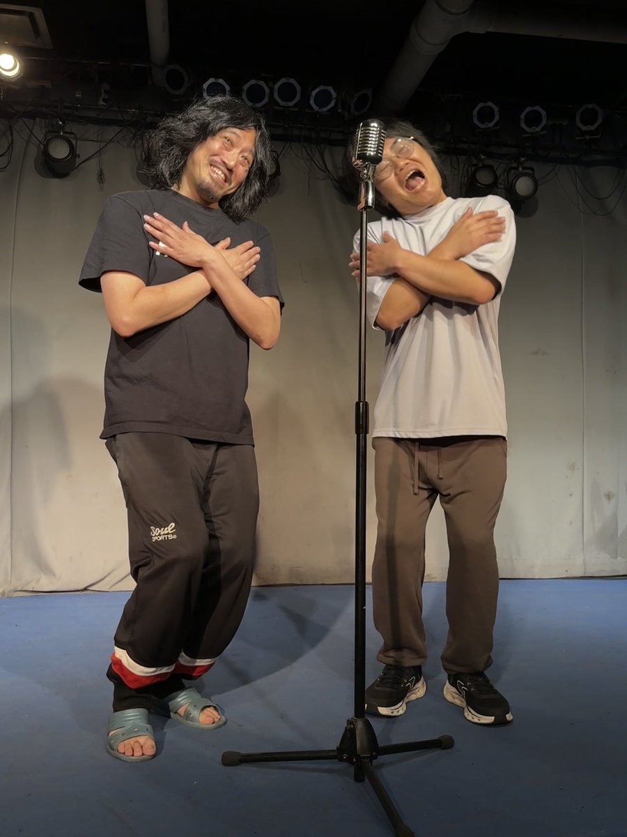 kmkm15ls's tweet photo. びーちぶ漫才部🎙
ユニット、相方JAFのため急遽ユニット、スケジュール伝達ミスからのサッカー観戦終わりラフ着🩳 https://t.co/j95FFoU4kz