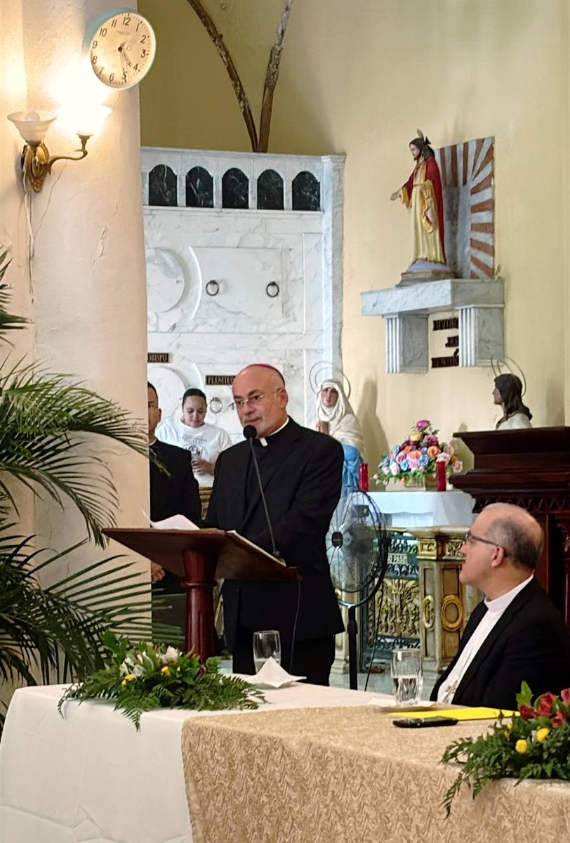 VirgendelPozo's tweet photo. Con profunda alegría y filial respeto, felicitamos a Su Excelencia Reverendísima Mons. Geraldo Ramírez Torres por su nombramiento como nuevo Obispo de la Diócesis de Ponce, designado por Su Santidad el Papa León XIV.
Damos gracias a Dios por el don de su ministerio episcopal y... https://t.co/ubwTCassVt