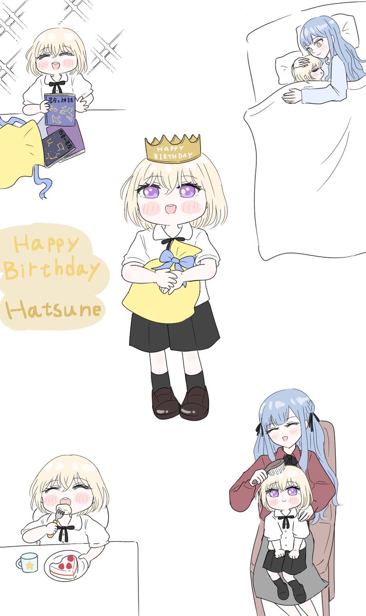 mutounocafe's tweet photo. ぎりぎり間に合った
ちっちゃい初音もお祝いしなきゃ🎉 https://t.co/lYsdKzbmbi