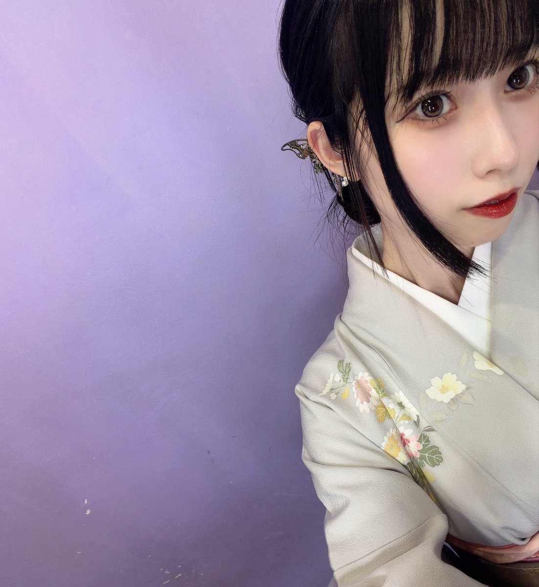 mayaa_oO2's tweet photo. 京都ではなく心斎橋で訪問着着て友達とまったりしてきた😌 https://t.co/uRNWrjwDCt