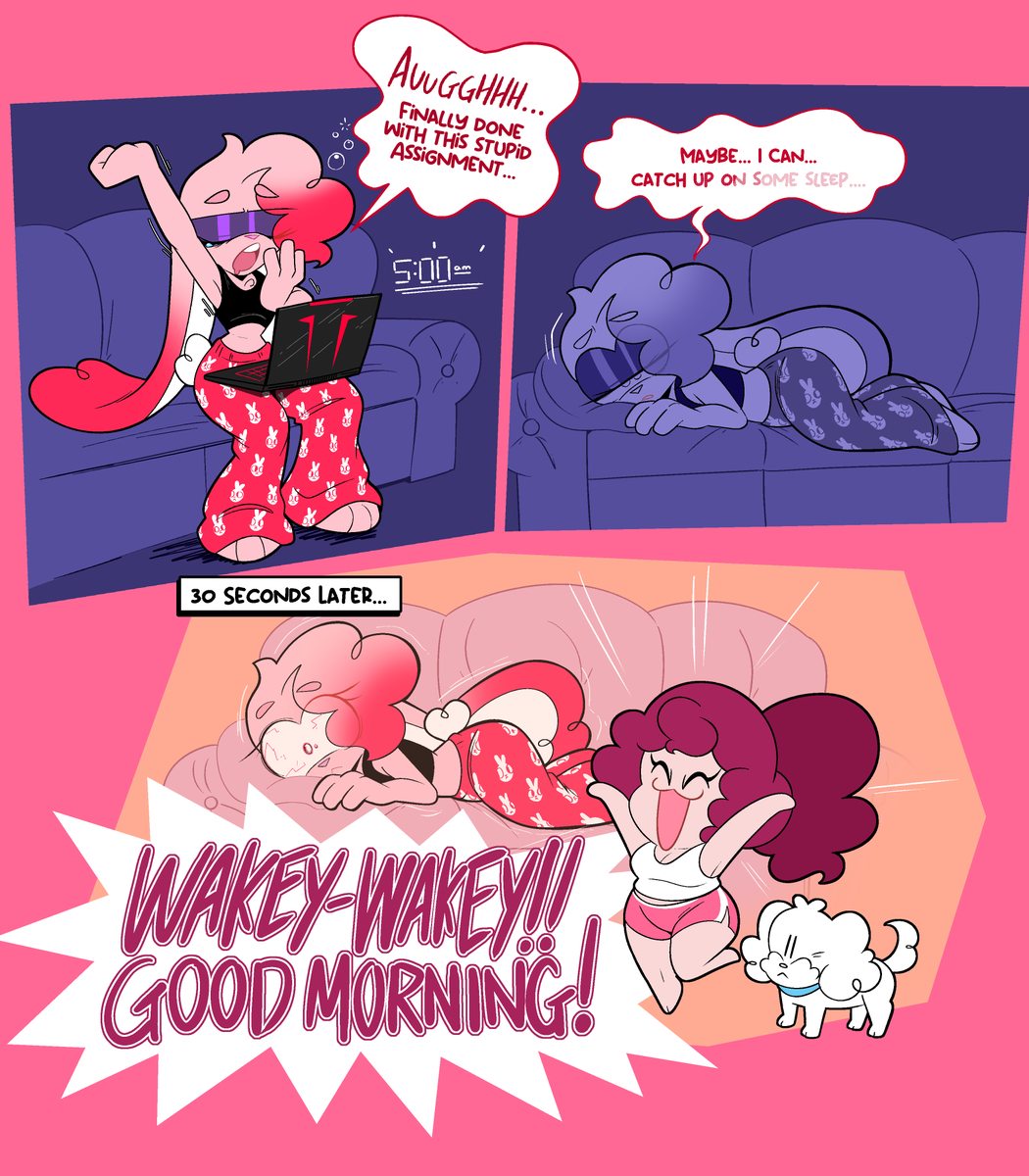LilMissHoohoo's tweet photo. WAKE UP couch potato!!! https://t.co/SVKFEBX9DA