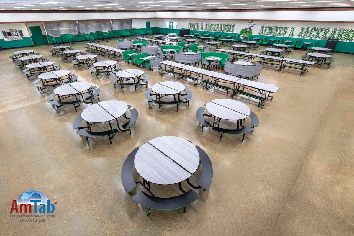AmTab's tweet photo. Built for everyday student dining.

A great cafeteria does not always need bold colors or heavy graphics.

Sometimes, the right mix of mobile tables, bench seating, and booth-style seating is what creates a more flexible, student-friendly space.
https://t.co/pTA4lzemNT https://t.co/e5xM1lvYLL
