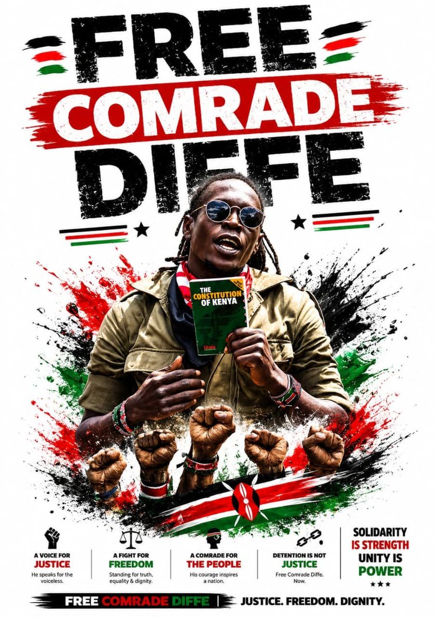 _James041's tweet photo. 🚨*Comrades Arrested on June 25th are missing!*🚨

After being violently arrested by Parliament yesterday, 6 comrades are still missing! Lawyers have searched for them at Central, Kamukunji, Pangani, Muthaiga, Kilimani, Parklands, Parliament, KICC and Satellite (Naivasha Rd) police stations and the search continues. Despite being arrested more than 24 hours ago, they have yet to be arraigned in any Courts. We are receiving information that they were brought to Central after their arrest yesterday, but were not booked in and were moved out before evening, although this is yet to be 100% verified. Most importantly, they are missing and we demand to know their whereabouts! Please share within your network and raise your voices as we demand the state to #FreeOurComrades !! 

1 - Davis Lichuma ‘Diffe’
2 - Elisha Alam
3 - Collins Ochieng
4 - Frederick Odhiambo Ojiro 
5 - Muteti Mulinge 
6 - Micheal Ngige ‘Kenyatta’

Where are they?