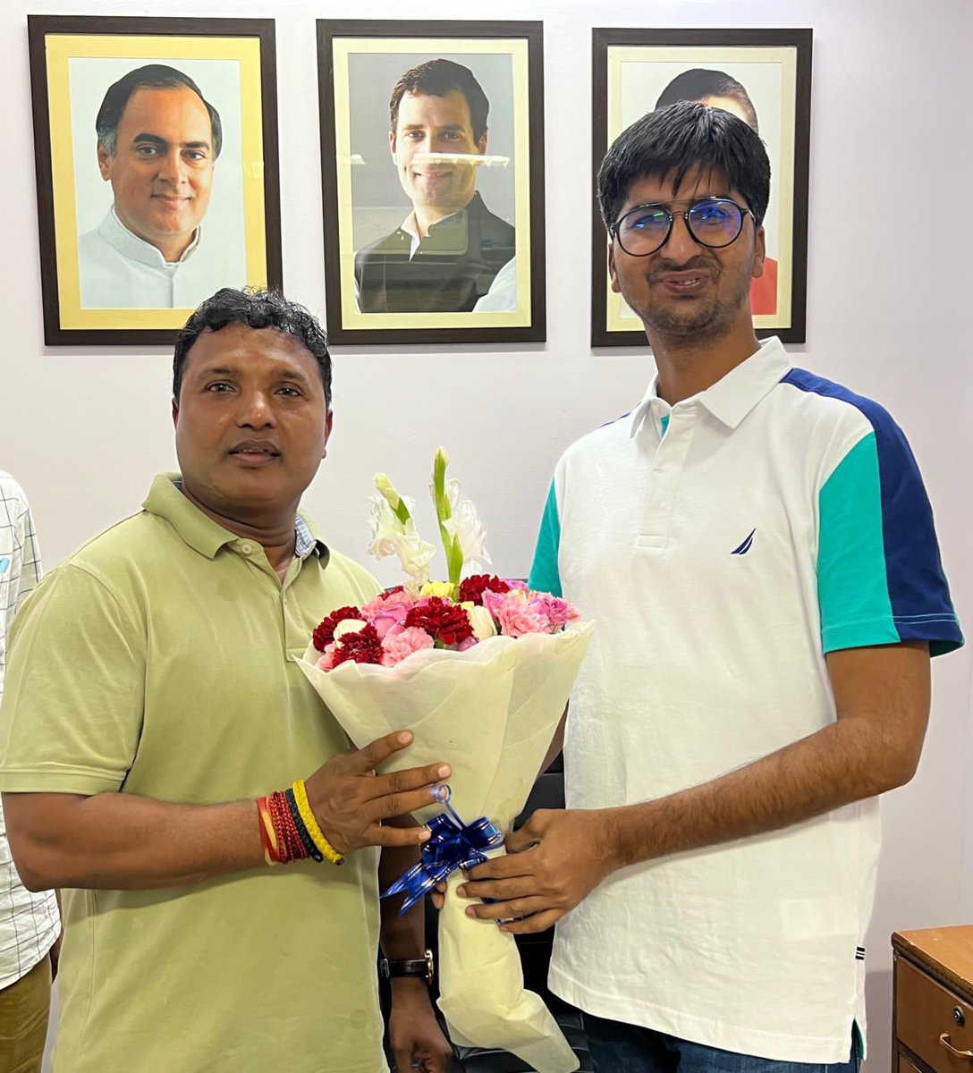 Cocopadhi's tweet photo. Congratulations to AICC Secretary &amp; Former @IYC President Shri @srinivasiyc ji on being appointed as the Chief Organiser of Congress Sevadal..

Wishing you success in strengthening the organisation and inspiring Congress workers across the nation. 🇮🇳 https://t.co/zZ61JbXuh3