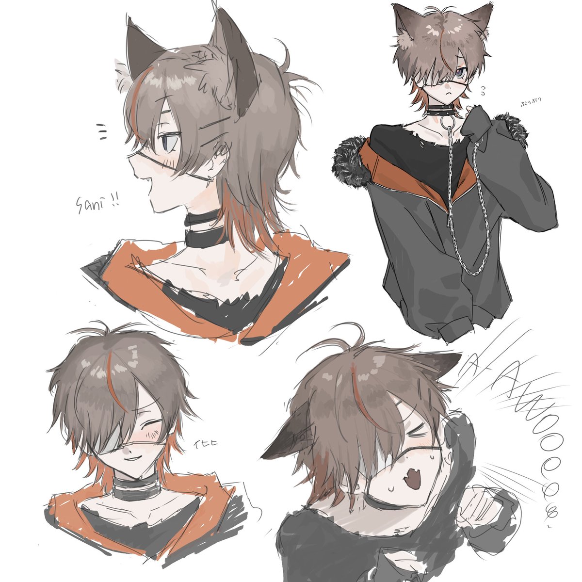 summerisgreat66's tweet photo. 🐺らくがきばかり https://t.co/c4mAqTXlhe