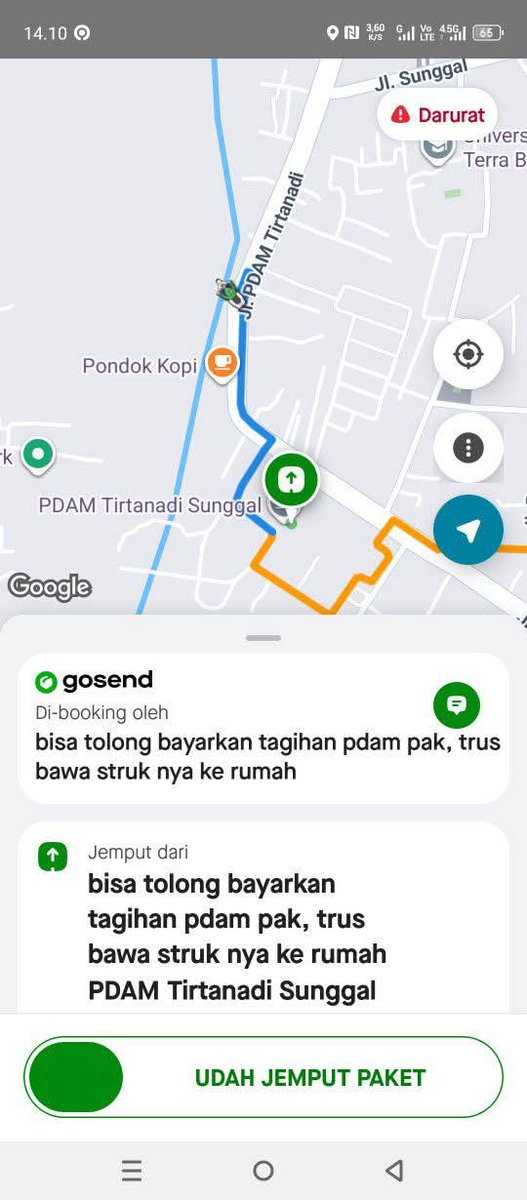14_ojol's tweet photo. Parah banget pelanggan luh @gojekindonesia 

#ojolindonesia
#pejuangrupiah
#TDL #melejit ? https://t.co/X6fA5Gyr5t