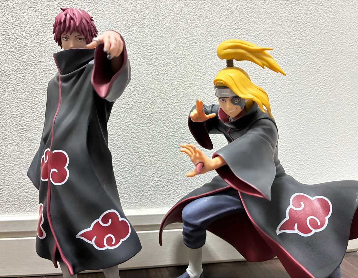サソリとデイダラを開封🎁 まさに眼福🤩🤩🤩✨✨ 特にサソリの佇まいが