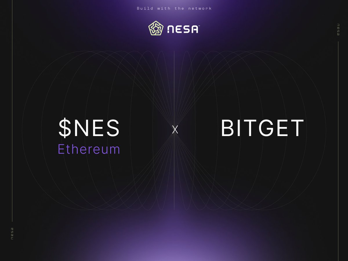 nesaorg's tweet photo. $NES on Ethereum is now live on @bitget, making it even easier for users to deposit, trade, and access the ecosystem.

When depositing $NES, please ensure you select the Ethereum (ERC-20) network to avoid any issues. https://t.co/FNsBI161Kd