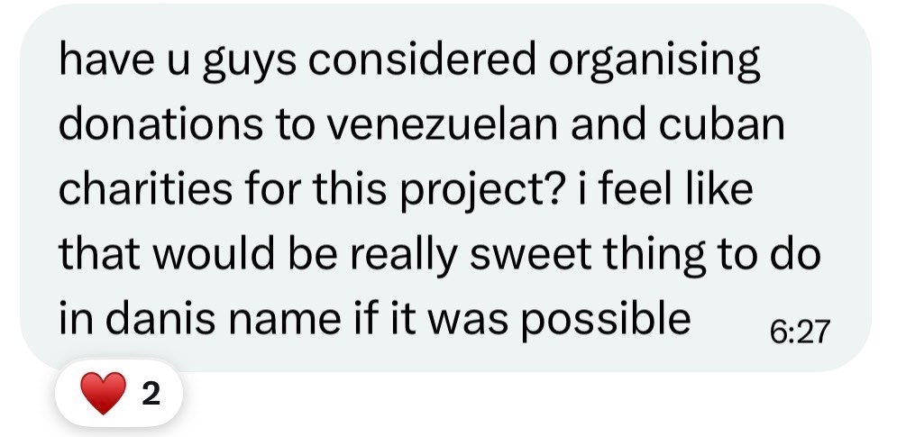 danielaprojects's tweet photo. of course! i reached out to @katslovelav, who has organized so many amazing projects, especially for black women, and we’re working on something for the latin community as part of dani’s birthday project 🩵 https://t.co/j9ueLJ10dR